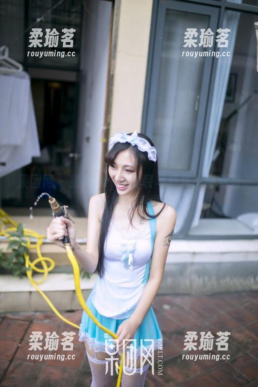果团网-甜Abby 果团网 - 甜Abby的套装写真集,甜到有点腻的感觉