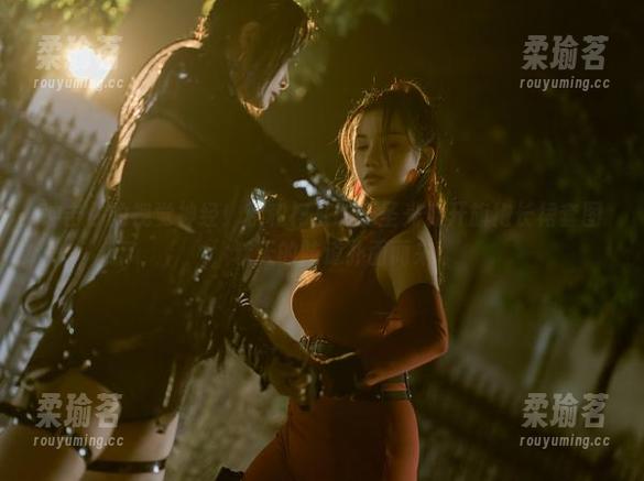 秋和柯基 冲击你的视觉神经!秋和柯基的无圣光侧开旗袍长裙套图,秋天的味道扑面而来